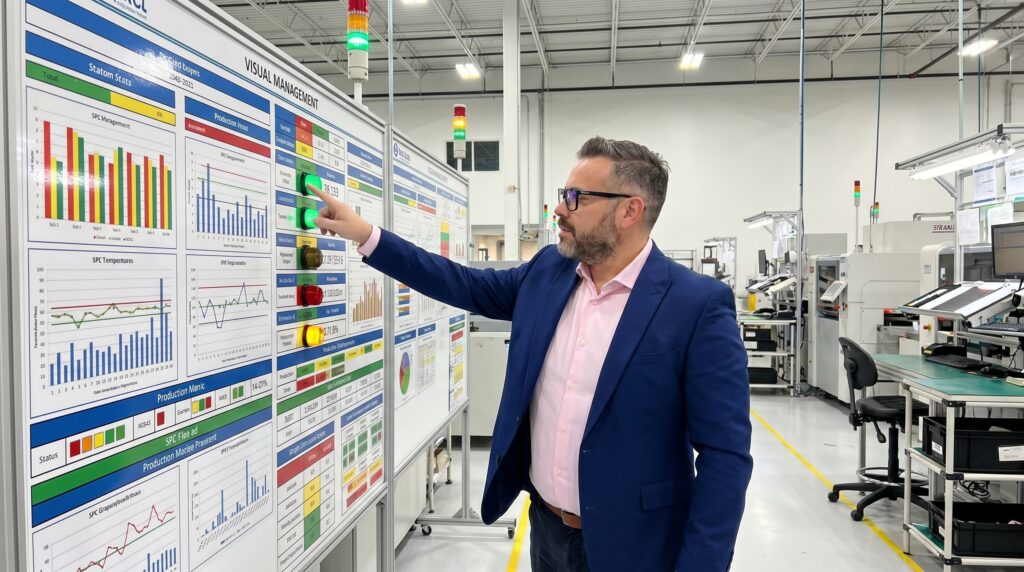 Quality decisions are made at the process, not in the report that describes it afterwards. Authority over the line must reside where the defect is found.