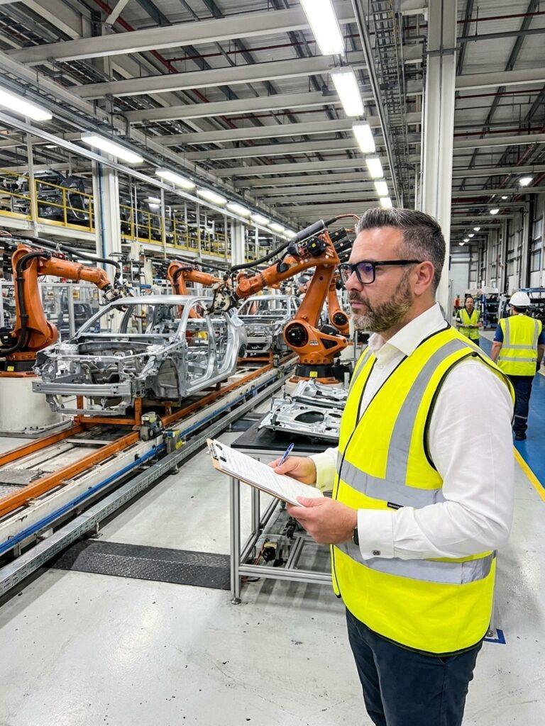 Where the planned process meets the physical reality: standard work only survives when it is observed and validated at the machine.