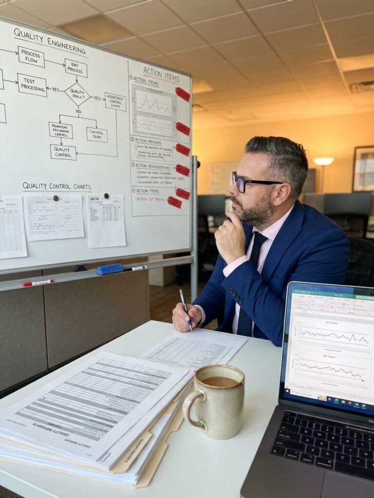 Quality decisions are made at the process, not in the report that describes it afterwards.