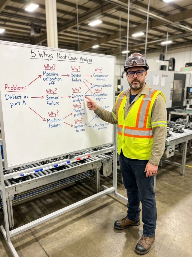Where the calculation meets the floor: quality decisions are made at the process, not in the report that describes it afterwards.